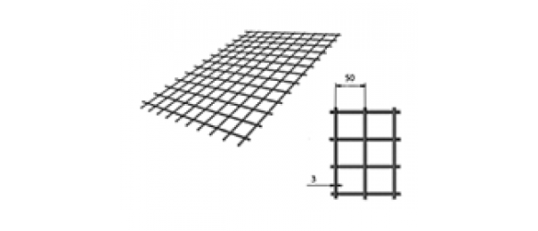 Сетка сварная (дорожная) 50х50х3мм 1х2м купить с доставкой в Подхожем